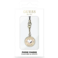 GUESS pakabukai GUCPMHGLD (Širdies diamanto pakabukas su rhinestones)