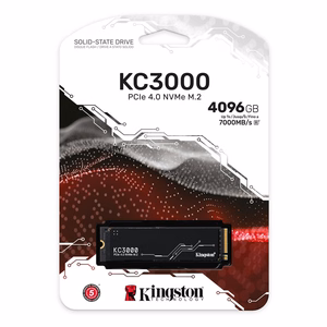 Kingston Technology KC3000 M.2 4096 GB PCI Express 4.0 3D TLC NVMe SSD