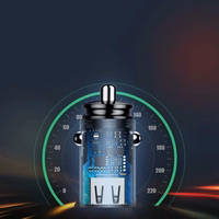 Automobilinis Įkroviklis Baseus "CCALL-YS01" Juodas 30W (1xPD / 1xQC3.0)