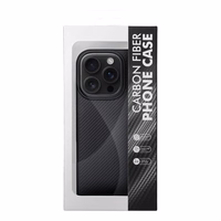 Carbon Elite Magnetinis dėklas telefonui suderinamas su MagSafe IPHONE 17 juodas