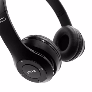 MEDIA-TECH EPSILION BT MT3591 belaidės ausinės Bluetooth 4.2 mikrofonas radijas FM juodos