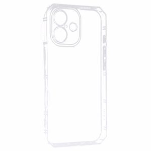 Šarvuotas Antishock dėklas telefonui Iphone 17 permatomas