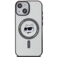 Karl Lagerfeld KLHMP15MHCHNOTK iPhone 15 Plus 6.7" skaidrus kietas dėklas IML Choupette's Head MagSafe