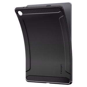 Spigen Rugged Armor deklas, skirtas Samsung Galaxy Tab A11+ Plus 11.0 X230 / X235 / X236 - Juodas