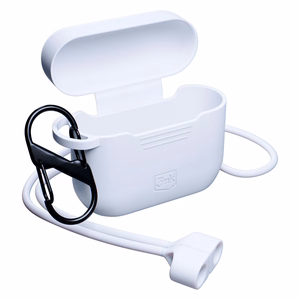 3mk silikoninis dėklas AirPods Pro 3 ausinėms – baltas