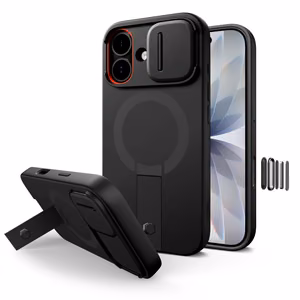 Tech-Protect Kevlar Aura Magnetinis dėklas telefonui iPhone 17 - juodas