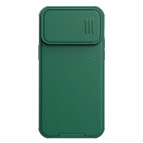 Nillkin CamShield S dėklas iPhone 14 Pro Max šarvuotas dangtelis kameros apsauga žalias