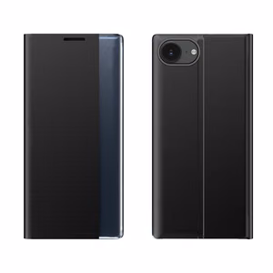 Чехол New Sleep Case с откидной крышкой и подставкой для iPhone 16e / 17e - чёрный
