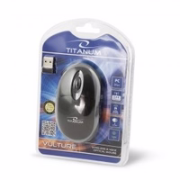 Esperanza Titanum kompiuterio pelė Abiems rankoms Radijo dažnio belaidė Optinis 1000 DPI