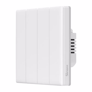 Ismanusis WiFi jutiklinis sieninis jungiklis Sonoff TX T5 4C (4 kanalu)