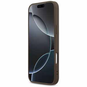 Guess 4G Classic dėklas, skirtas iPhone 17 Pro Max / 18 Pro Max – rudas