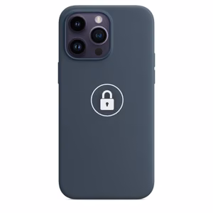 Phone Case "Silicone Case v2" for iPhone 14 Pro / Storm Blue / in package
