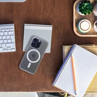 FROST MAG COVER dėklas telefonui, suderinamas su MagSafe, skirtas IPHONE 11 Pro Max, šerkšninė skaidri