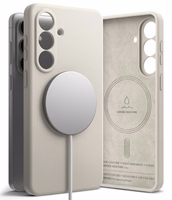 Ringke Silikoninis MagSafe Dėklas for Samsung Galaxy S26+ - smėlinis