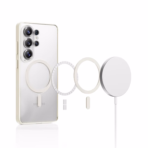 Rock Crystal Armor Series Magnetic Dėklas for Samsung Galaxy S26 Ultra juodas