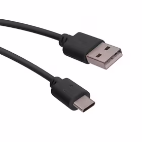 "Forever" kabelis USB - USB-C 1,0 m 1A juodas