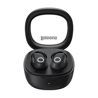 Belaidės ausinės "Baseus Bowie WM02 TWS", "Bluetooth 5.0" (juodos spalvos)