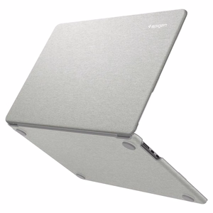 Spigen Urban Fit dėklas, skirtas MacBook Air 15" 2023 / 2024 / 2025 / 2026 – pilkas