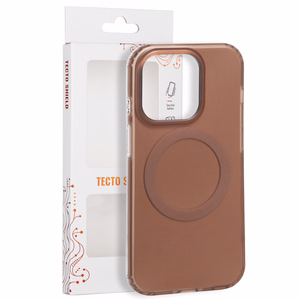 Tecto Shield Mistiq Mag dėklas, skirtas iPhone 14 Pro 6,1", rudas