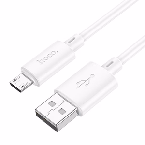 Kabelis USB-A į Micro USB Hoco 2,4A 1 m X88 baltas