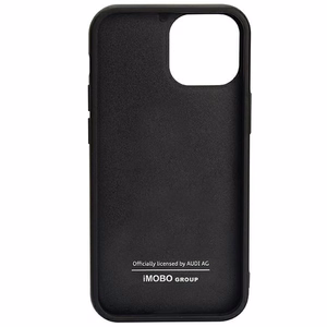Audi Anglies pluošto juostelė iPhone 13 Pro / 13 6.1" juodas/juodas kietas dėklas AUS-TPUPCIP13P-R8/D1-BK