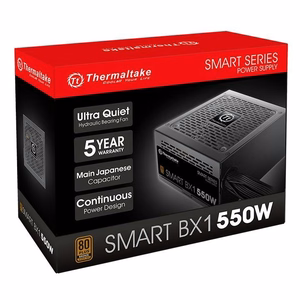 Thermaltake Smart BX1 maitinimo blokas 550 W 24-pin ATX ATX Juoda