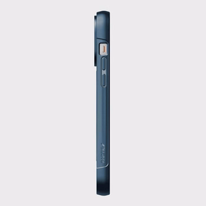 Raptic X-Doria Clutch dėklas iPhone 14 Pro Max su Magnetine galinė mėlyna danga