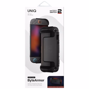 Uniq Hybrid Bytearmor dėklas Nintendo Switch 2 - juodas