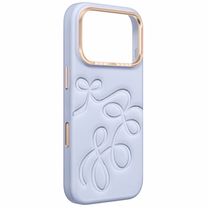 Uniq Coehl Cloude Magnetic Charging dėklas iPhone 18 Pro / 17 Pro – mėlynas