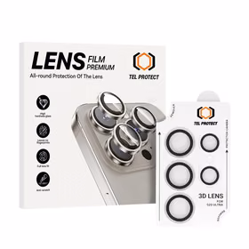 Temperuotas stiklas Tel Protect 3D objektyvo kamerai Samsung Galaxy S24 Ultra - skaidrus (5 vnt.)