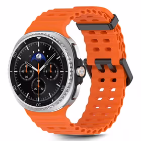 TECH-PROTECT ICONBAND PRO SAMSUNG GALAXY WATCH 8 / CLASSIC (40 / 44 / 46 MM) RYŠKIAI ORANŽINIS