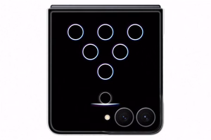 FF776CJE magnetinis Flipsuit dėklas Samsung Galaxy Flip 8, pilkas