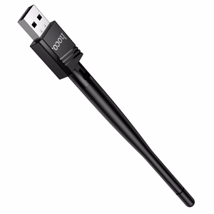 USB Wi-Fi adapteris Hoco HI37 Wi-Fi4 juodas