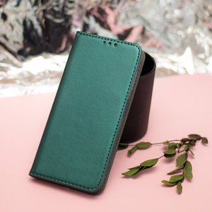 Smart Magnetic dėklas Xiaomi 17T Pro, tamsiai žalias