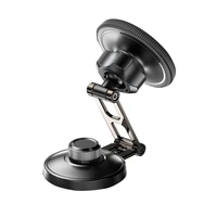 FORCELL F-GRIP IronSecure magnetinis automobilinis laikiklis priekinio stiklo ir prietaisų skydelio, suderinamas su MagSafe, juodas