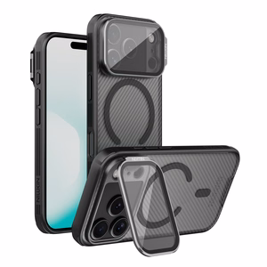 Nillkin CamShield Prop magnetinis dėklas iPhone 17 Pro / iPhone 18 Pro, juodas