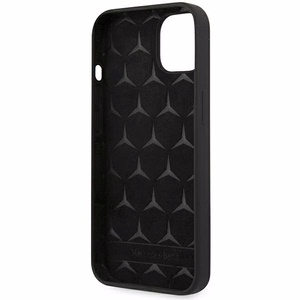 Mercedes Silikoninė Linija Dėklas iPhone 13 mini - Juodas