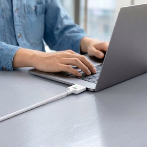 Tech-Protect MMC01 Ultraboost USB-C / USB-C MagSafe 3 140W 200cm кабель MacBook - белый