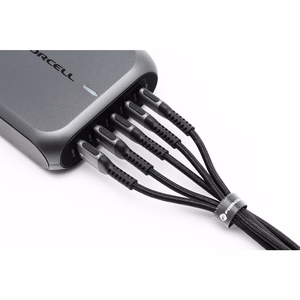 FORCELL F-ENERGY C259 kabelis Type C į Lightning PD 3A 27W Cafule 1,2 m juodas