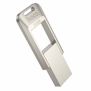 Флешка 64ГБ USB 3.0 (USB A) Hoco UD16 никель