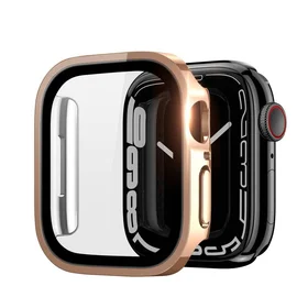 LCD apsauginis stikliukas/dėklas Dux Ducis Hamo Apple Watch 41mm rožinis