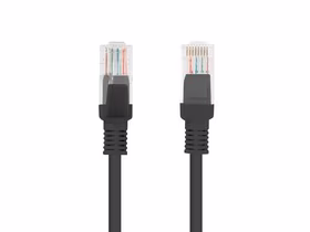 LANBERG PATCHCORD RJ45, KAT. 5E, UTP, 20 m, juodas