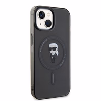 Karl Lagerfeld IML Ikonik MagSafe dėklas iPhone 15 - juodas