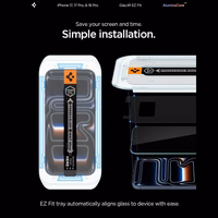 Spigen Glas.tR EZ Fit Apsauginis stiklas iPhone 16 Pro / 17 / 17 Pro - 2 vnt