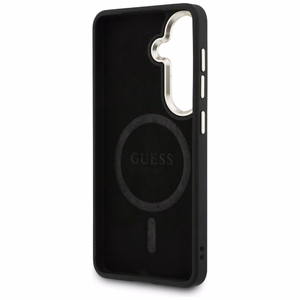 Guess dėklas 4G Embossed Ring MagSafe skirtas Samsung Galaxy S26 mėlynas