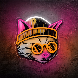 Neon ART LED CAT DREAMER multicolor FLA04 Forever Light