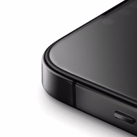 Uniq Optix matinės tekstūros grūdintas stiklas iPhone 15 Pro Max su aplikatoriumi
