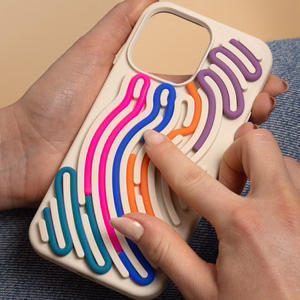 DIY Snake dėklas skirtas iPhone 15 6,1" smėlio spalvos