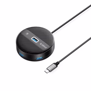 ORICO YS1-C2 4 prievadų USB šakotuvas 1x USB-A 3.0 3x USB-A 2.0 0.3m - juoda