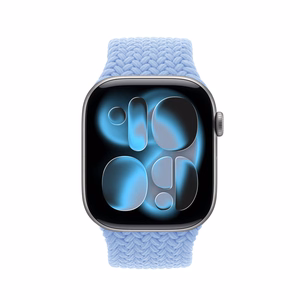 Crong Wave Band pintas Apple Watch dirželis, 38/40/41/42 mm, dangaus mėlynas